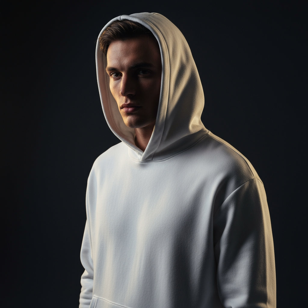 Interlinked Hoodie Black Lettering